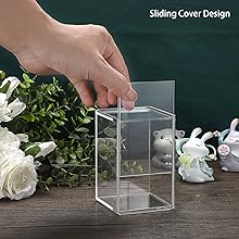 Rectangular Clear Acrylic Dustproof Show Box