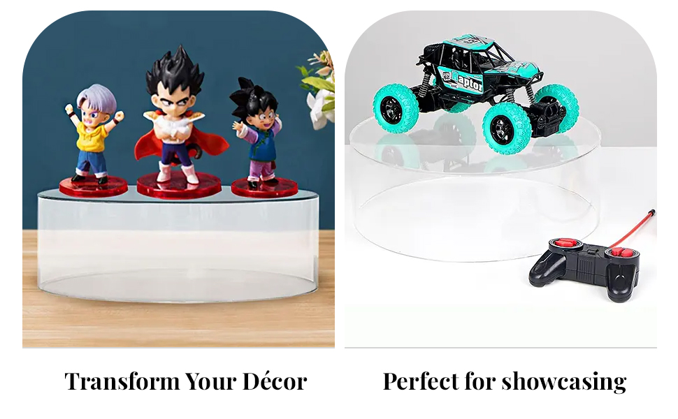 acrylic decoration dtand