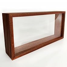 double glass picture frame shadow box