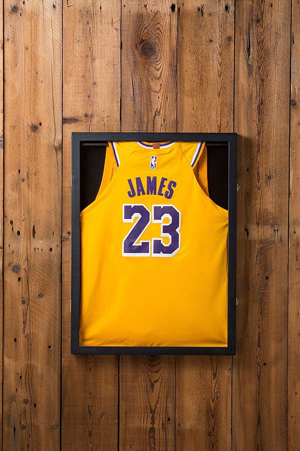 Private Label Jersey Display Case /Leather Covered Frame/Lockable(2 Locks)/ Display Shadow Box Cabinet for Baseball Basketball Football Soccer Hockey Shirt,Uniform, Acrylic Cover (Black) - JackCubeDesign MK358A Custom Mold Development