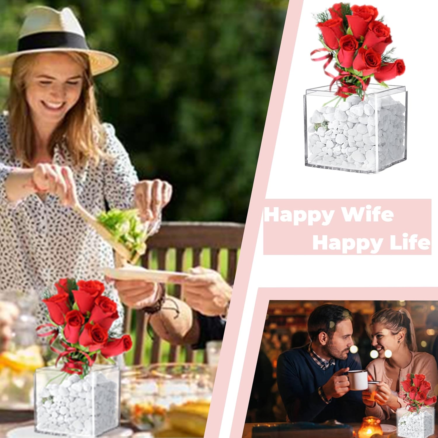 ODM Acrylic Box Large Clear Display Boxes with Lid Transparent Square Cube Acrylic Storage Box for Wedding,Birthday Party Decorations 4x4x4 Inch Custom Mold Development