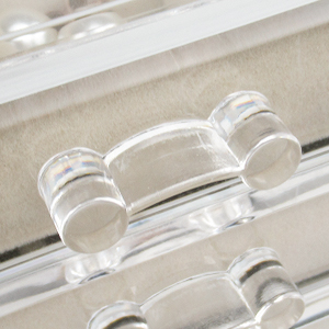 acrylic jewelry box with 5 drawers