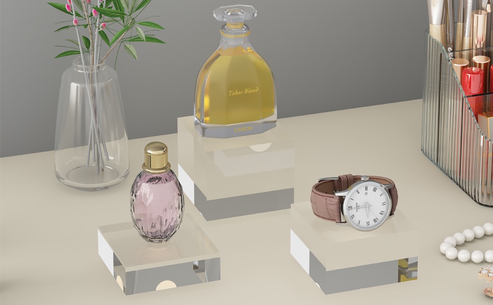 Acrylic Block Riser for Displaying Collection