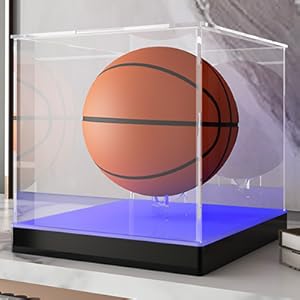 Rectangle Light Up Acrylic Display Case with RGB LED Lighted Base