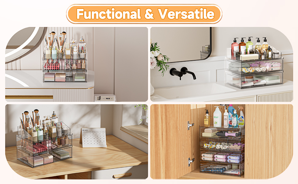 acrylic shelves