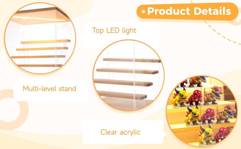 Acrylic Action Figures Case