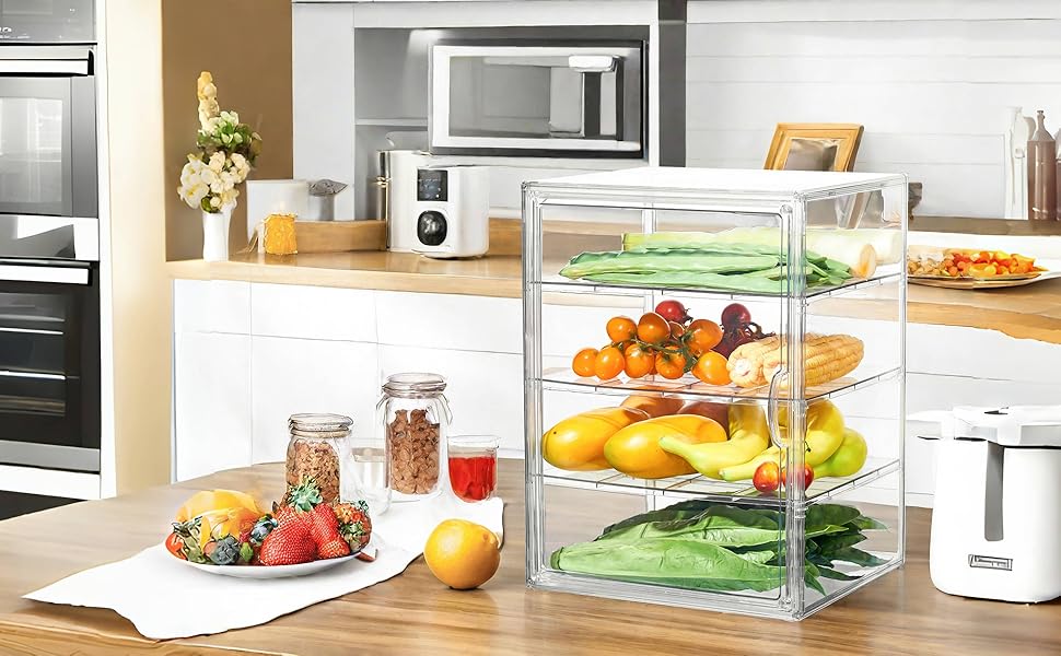 Bakery Display Case 4 tier 3 removable partitions