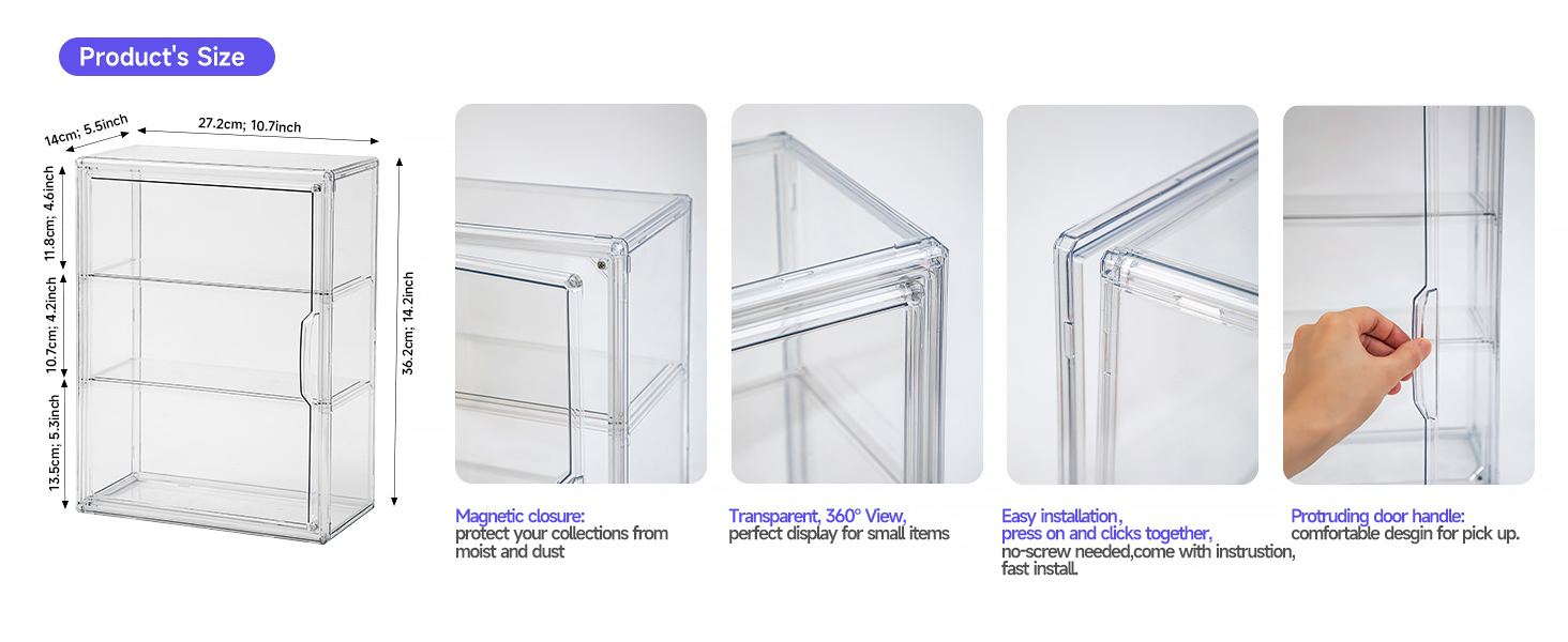 Acrylic Display Cases for Collectibles