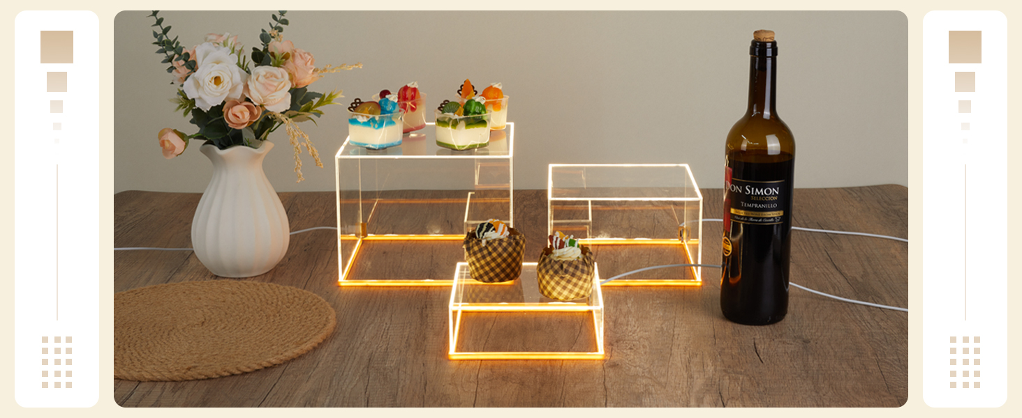Acrylic Display Risers