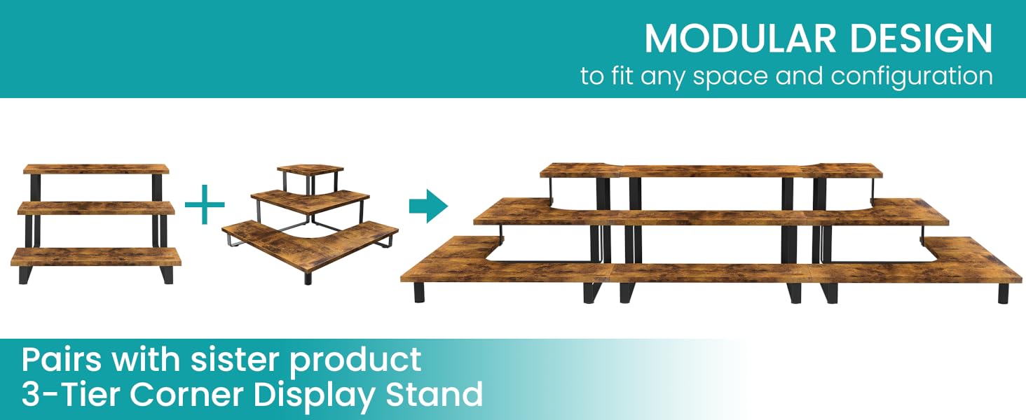 tiered shelf stand