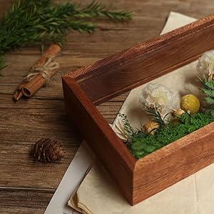 shadow box for flowers，photo display shadow box 