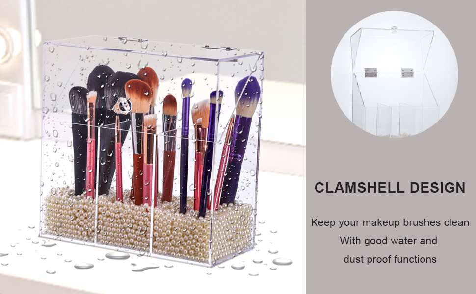 makeup brush organizer