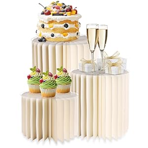 3PCS Cylinder Pedestal Stands