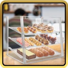 bakery display case countertop cookie display case pastry case bread display macaron display