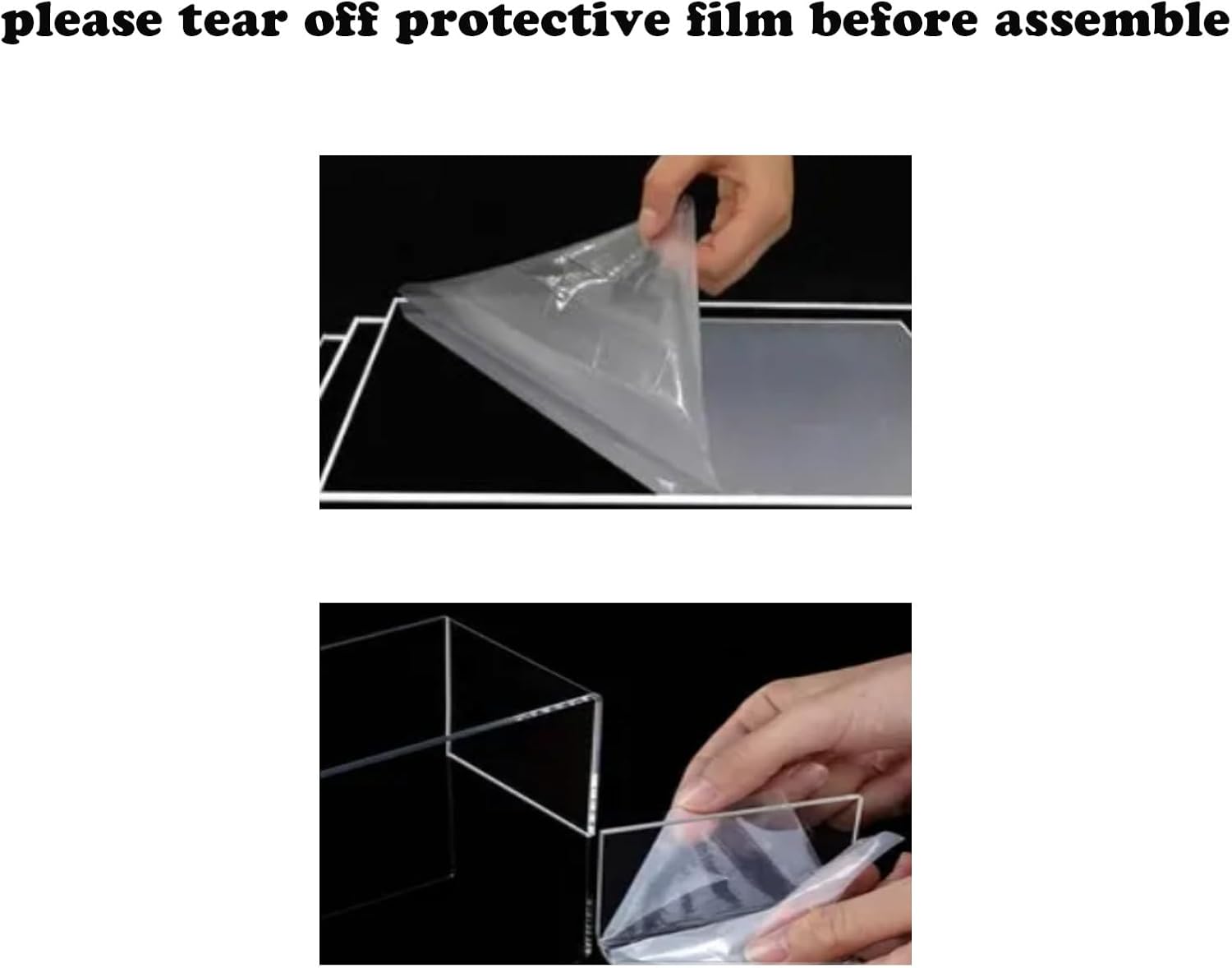 Wholesale OEM ODM Clear Acrylic Display Box Collectibles Display Case Organizing Toys Case Storage Box with Solid Built-in Wooden Base(7.9x7.9x7.9 inch; 20x20x20 cm) Factory & Supplier