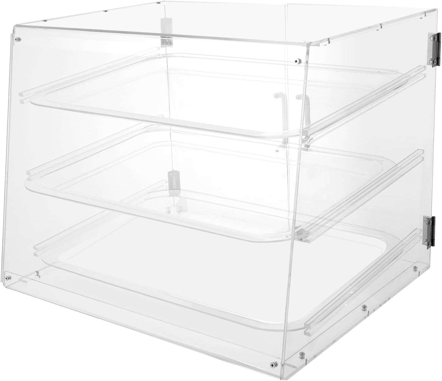 Wholesale OEM ODM 3-Tier Bakery Storage Box Bread Storage Container Baked Goods Display Removable Bread Box with Magnetic Door Acrylic Bakery Display Case Pastry Box for Commercial Home Retail Use Factory & Supplier