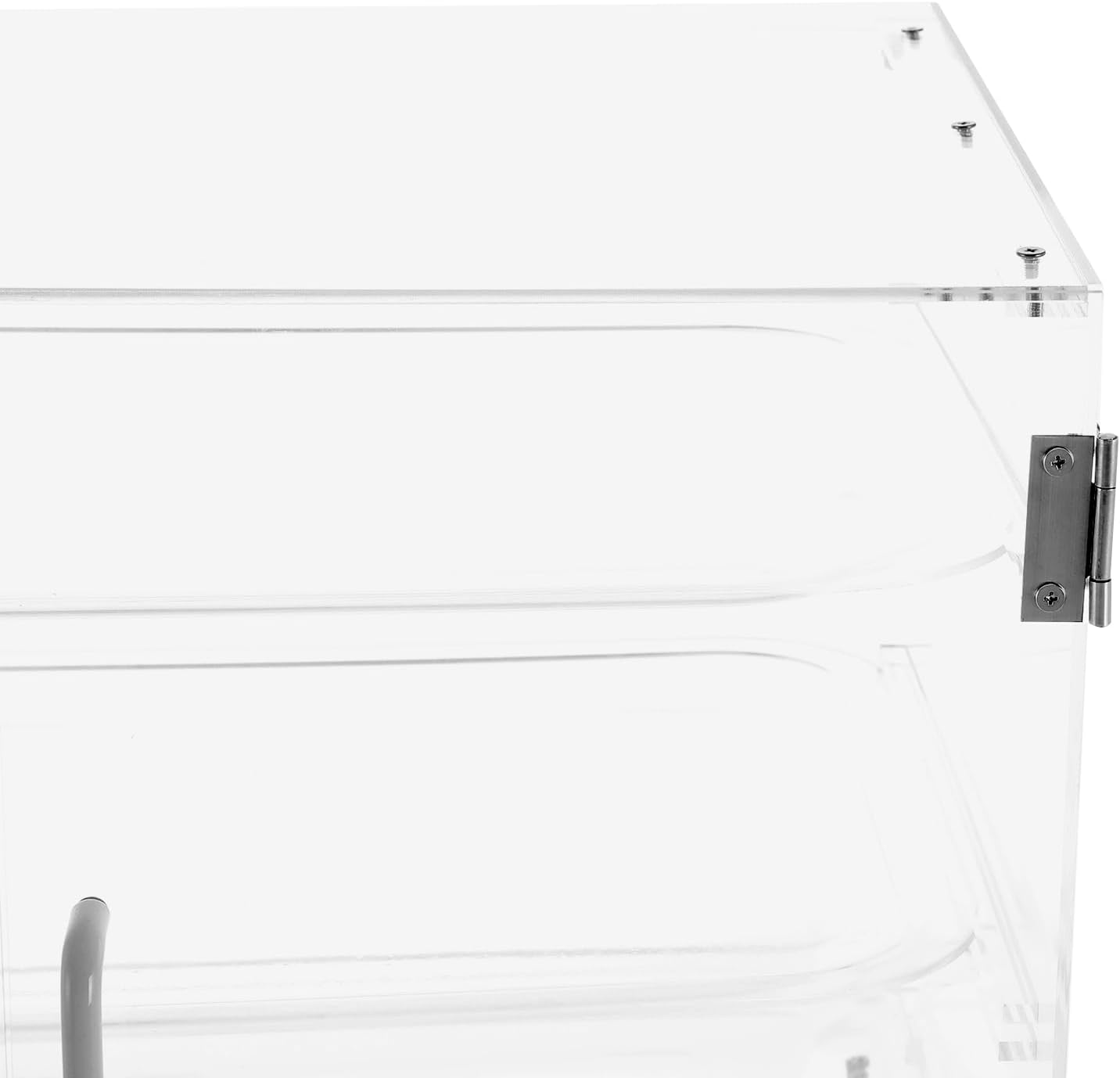 Wholesale OEM ODM 3-Tier Bakery Storage Box Bread Storage Container Baked Goods Display Removable Bread Box with Magnetic Door Acrylic Bakery Display Case Pastry Box for Commercial Home Retail Use Factory & Supplier