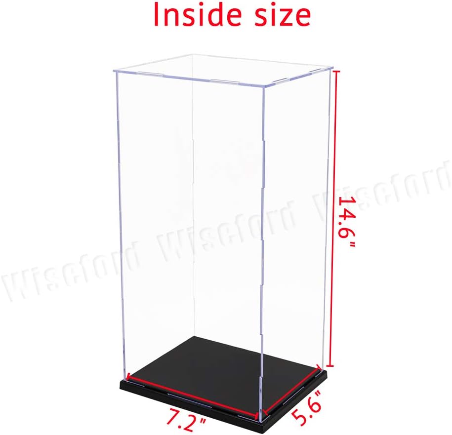 Wholesale OEM ODM Acrylic Display Case for Figures: (7.2 x 5.6 x 14.6 inch) for 12 inch Doll Figure Clear Box for Collectibles, Assembly Required Factory & Supplier
