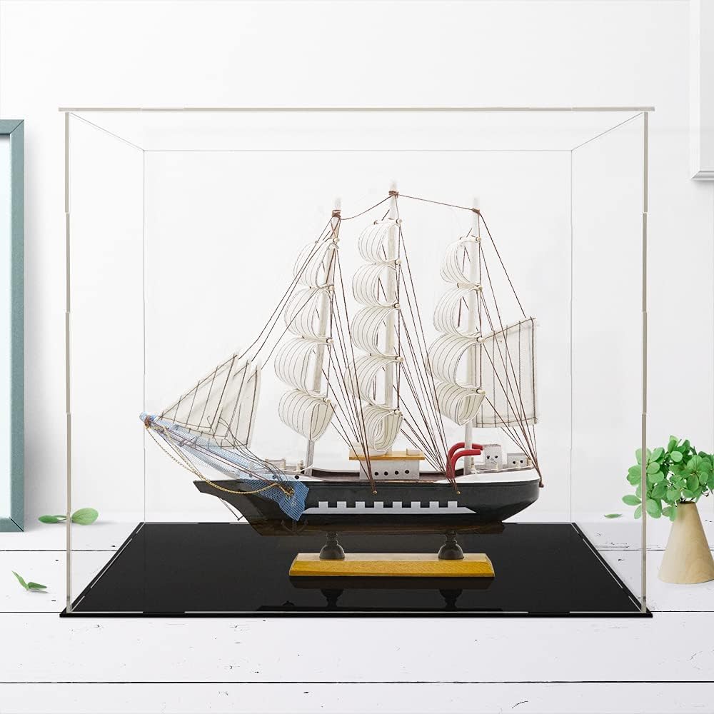 Wholesale OEM ODM Large Acrylic Display Case (15.7 x 14.3 x 13.7 inch) for Model Clear Box for Collectibles Figure, Assembly Required Factory & Supplier