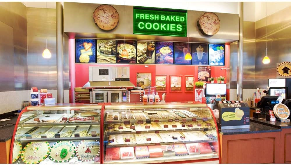 Wholesale OEM ODM 110138 Fresh Baked Cookies Cafe Cake Bakery Shop Store Open Display LED Light Neon Sign (16" X 12", Green) Factory & Supplier
