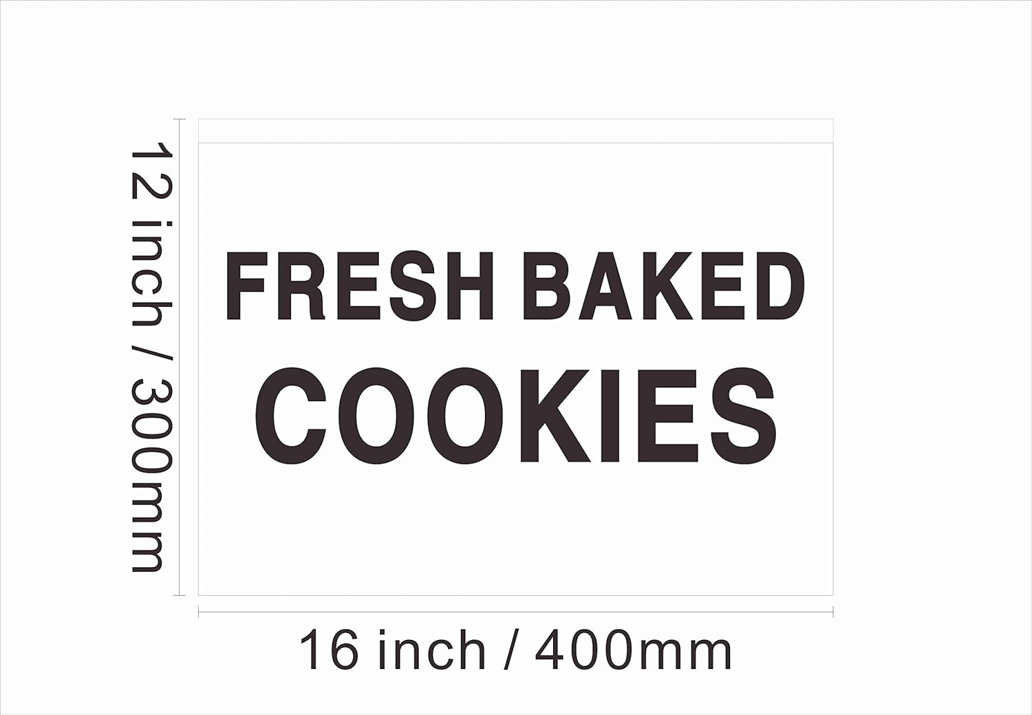 Wholesale OEM ODM 110138 Fresh Baked Cookies Cafe Cake Bakery Shop Store Open Display LED Light Neon Sign (16" X 12", Green) Factory & Supplier