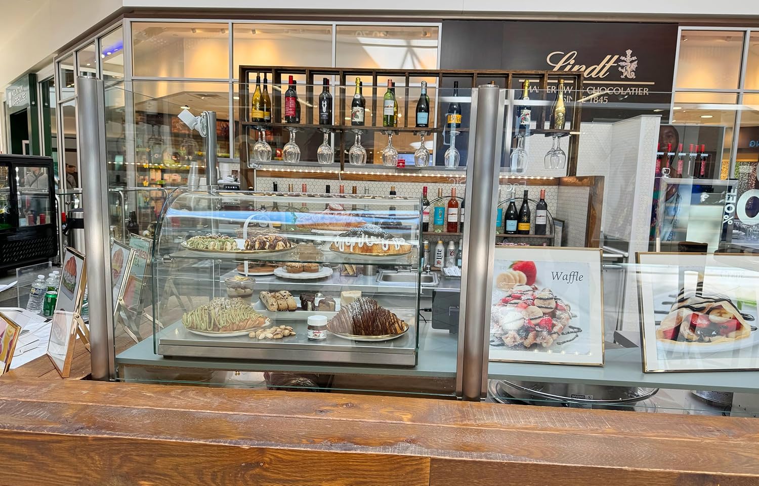 Wholesale OEM ODM 1.59 Cu.ft Malphi Large Pastry Display Case Countertop | Commercial Bakery Display Stand Cupcake Holder Tempered Glass | Large Bread Cookie Display Box | 22.1" x 15.2" x 14.6" | 27.5 lbs | Factory & Supplier