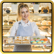 acrylic food display countertop display case bakery case food display case cookie display tray